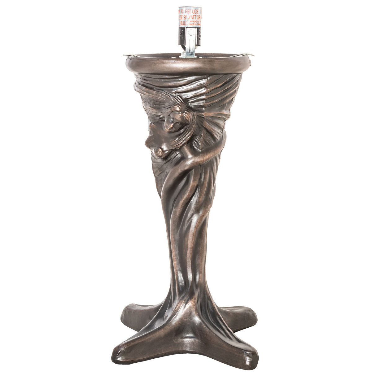 Unlit view of the 15-inch Middleton mini lamp with sculpted base and elegant design.