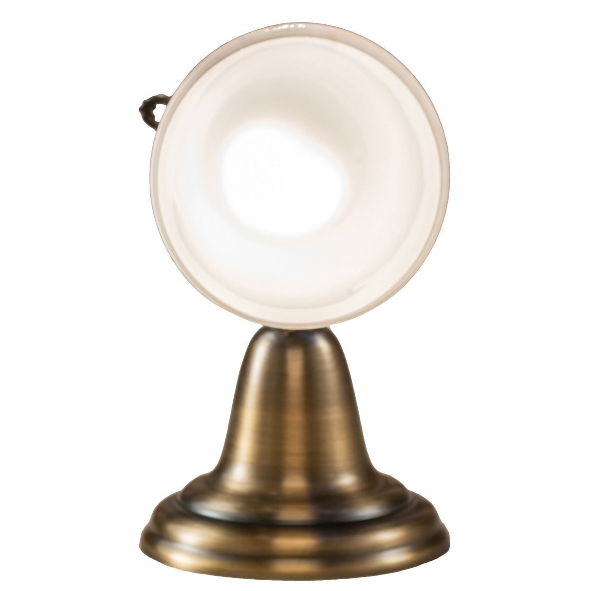 Bottom view showcasing the classic Revival sconce hardware design.