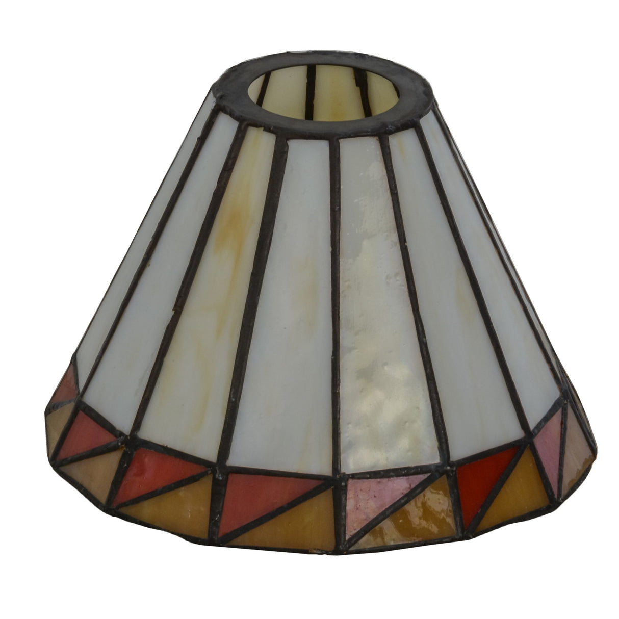 Angled side view of Prairie Mission shade.
