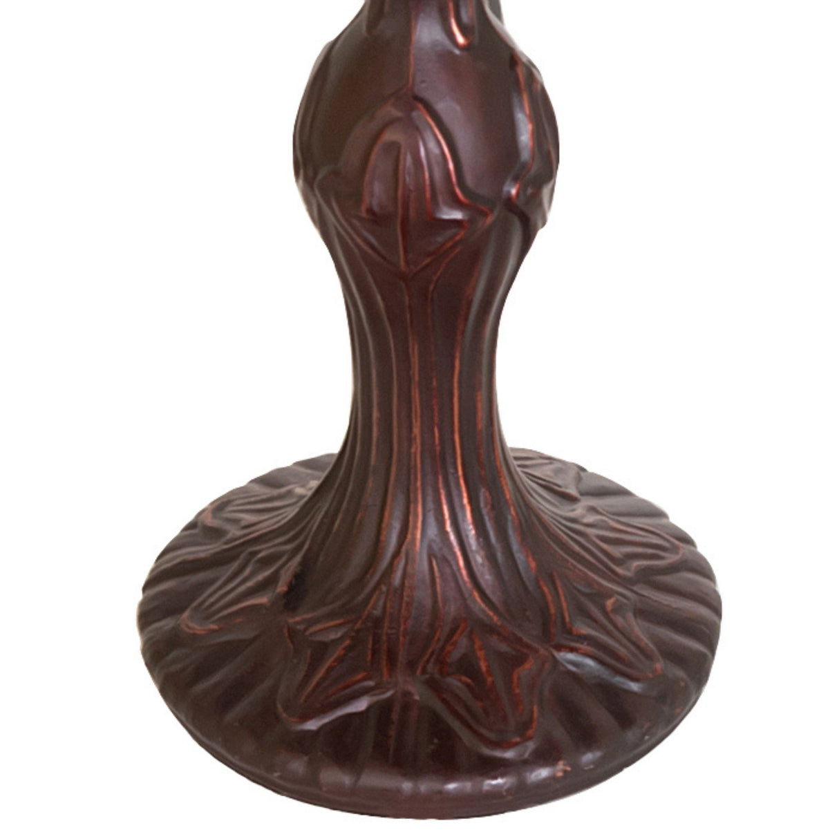 Closeup of 7.5" High Fleur Table Base.