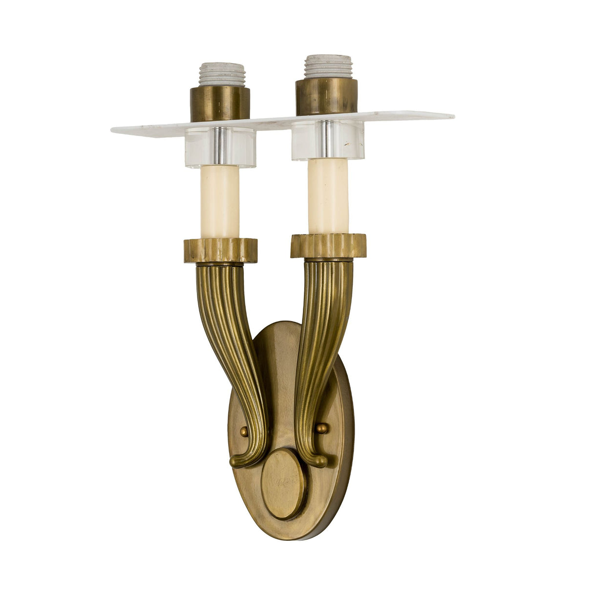 Mounting details of the Bancroft Wall Sconce, showing bracket.