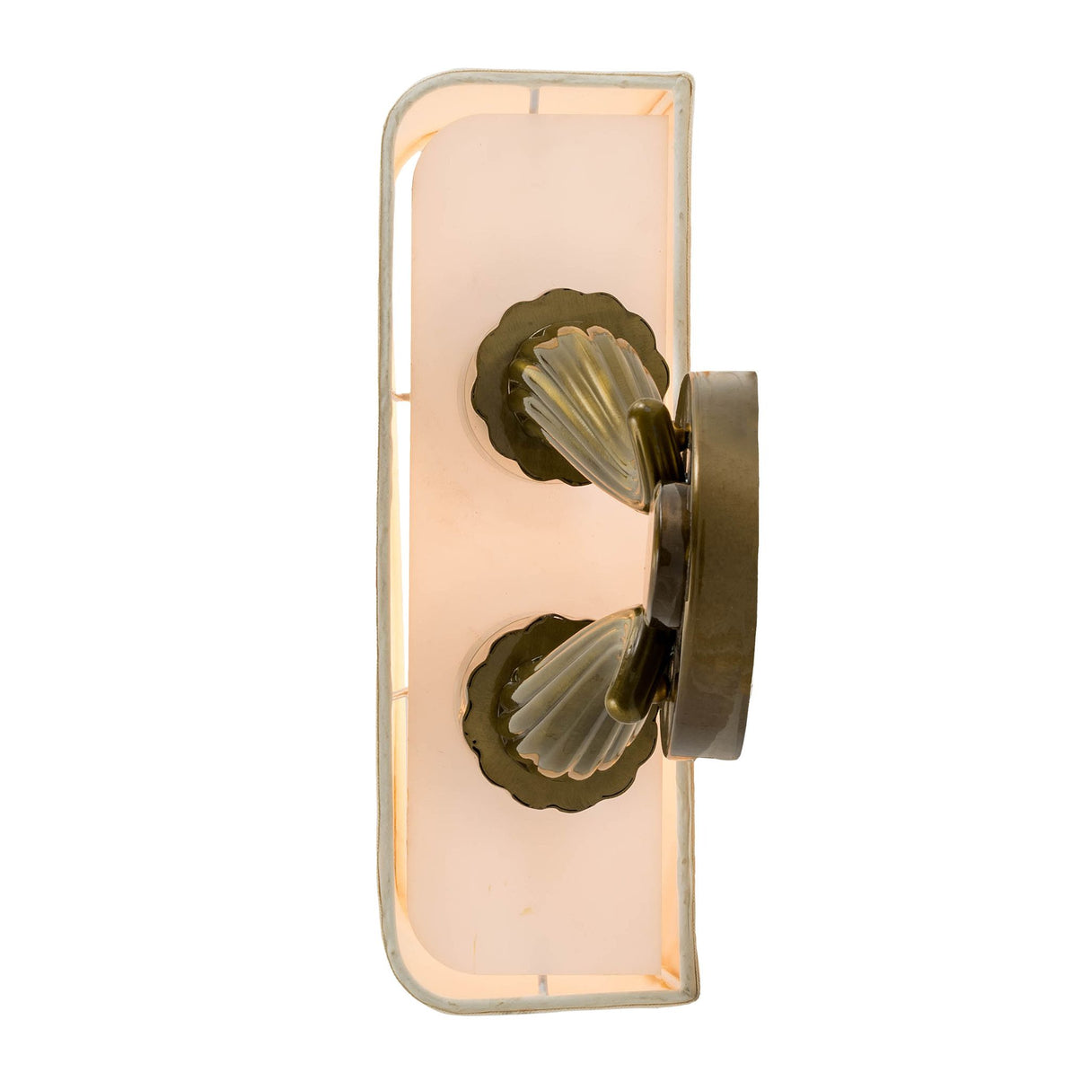 Bancroft Wall Sconce shown without its silk shade.
