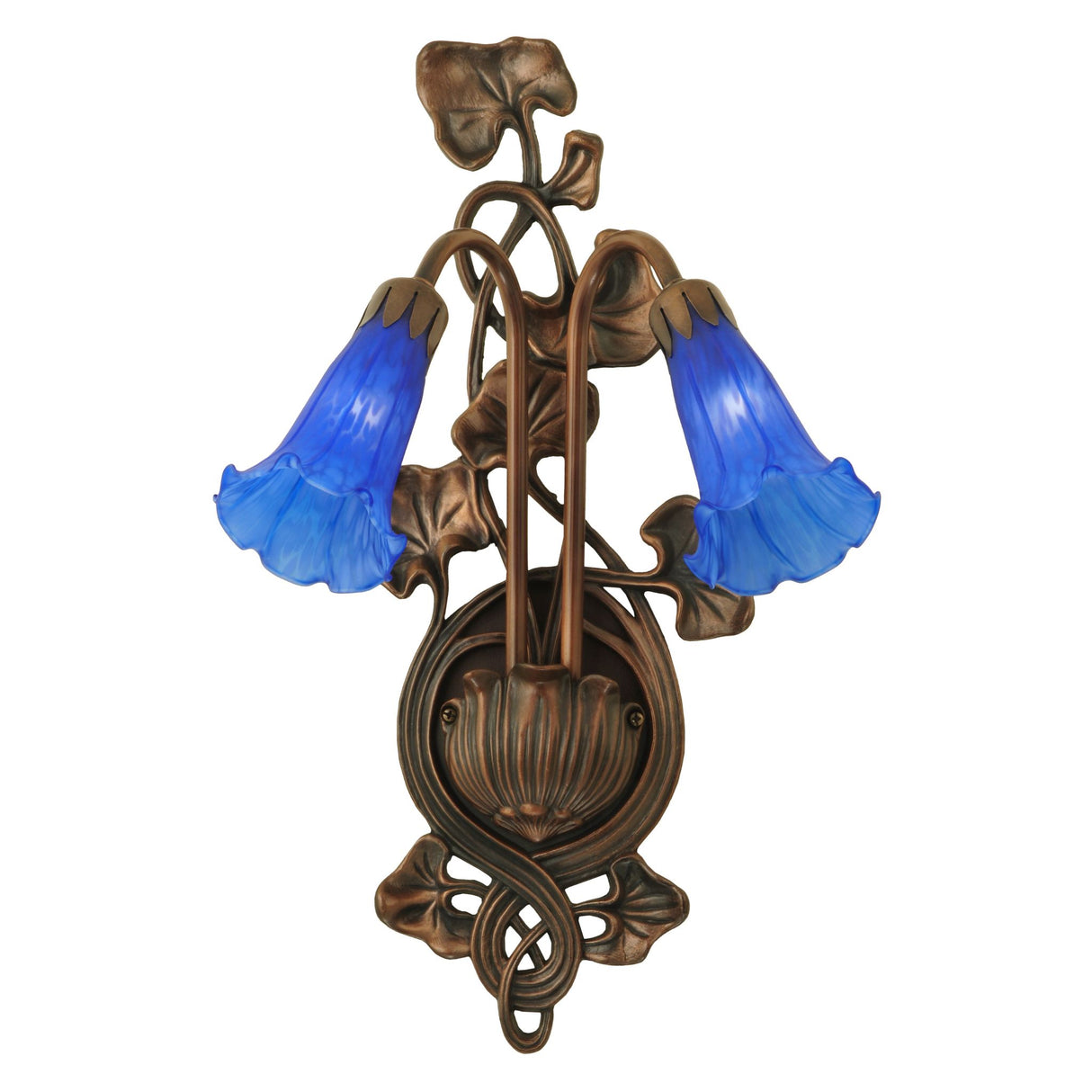 Artistic shot highlighting the blue glass shades.