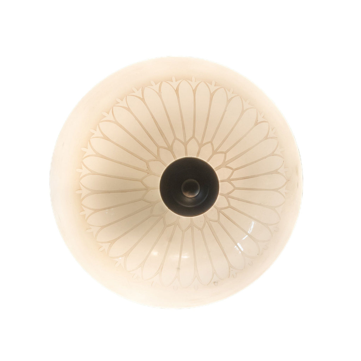 Bottom view of Ovum Aquinum pendant design.