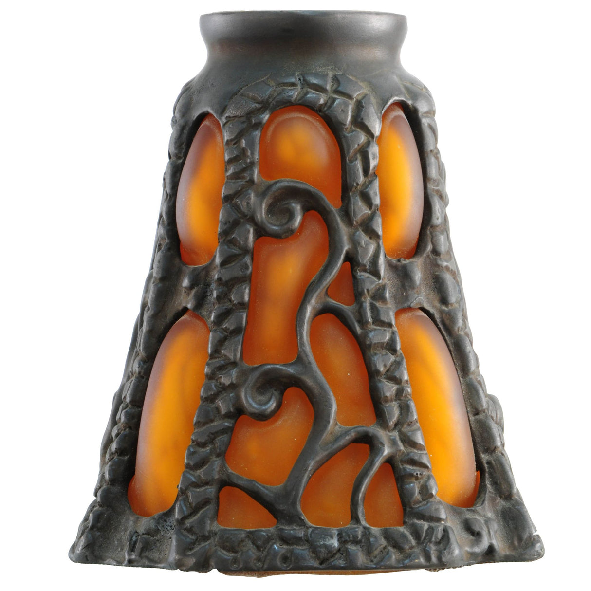 Unlit Castle Ivy lantern shade showcasing intricate details.
