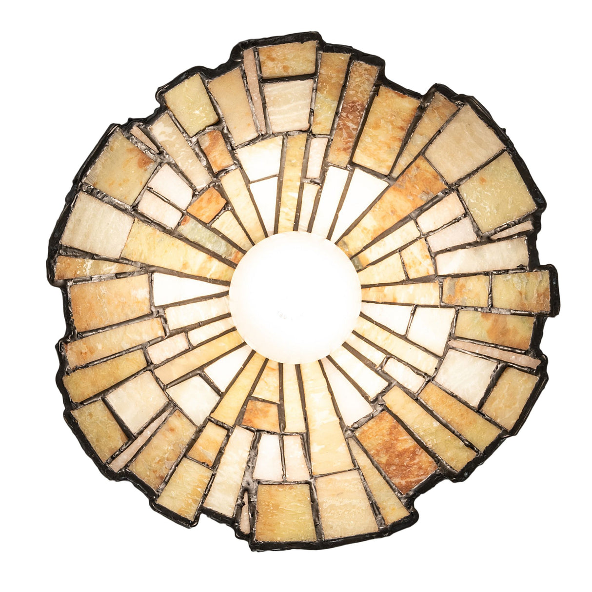 Bottom view of Delta Jadestone Mini Pendant.