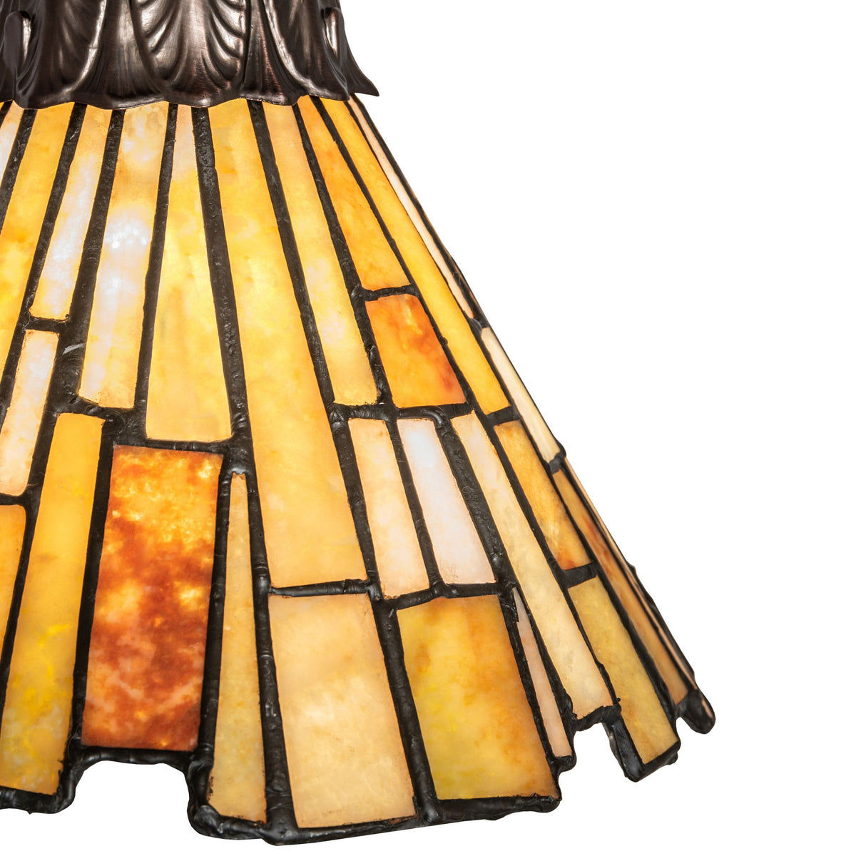 Close-up view of Delta Jadestone Mini Pendant light.