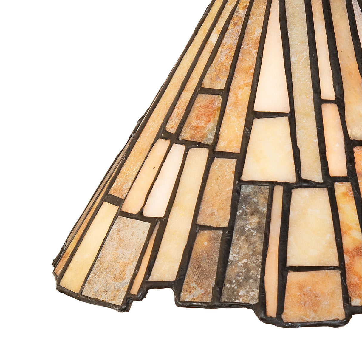 Close-up of the Delta Jadestone shade highlighting its polished stonework.