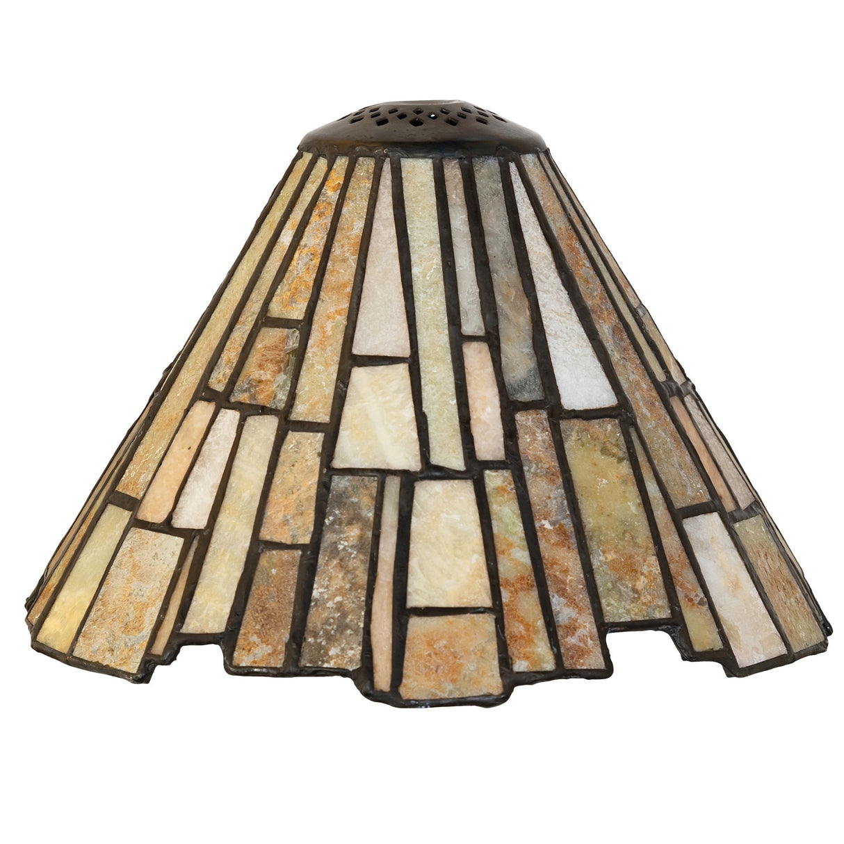 Delta Jadestone shade in an unlit view displaying its natural texture.