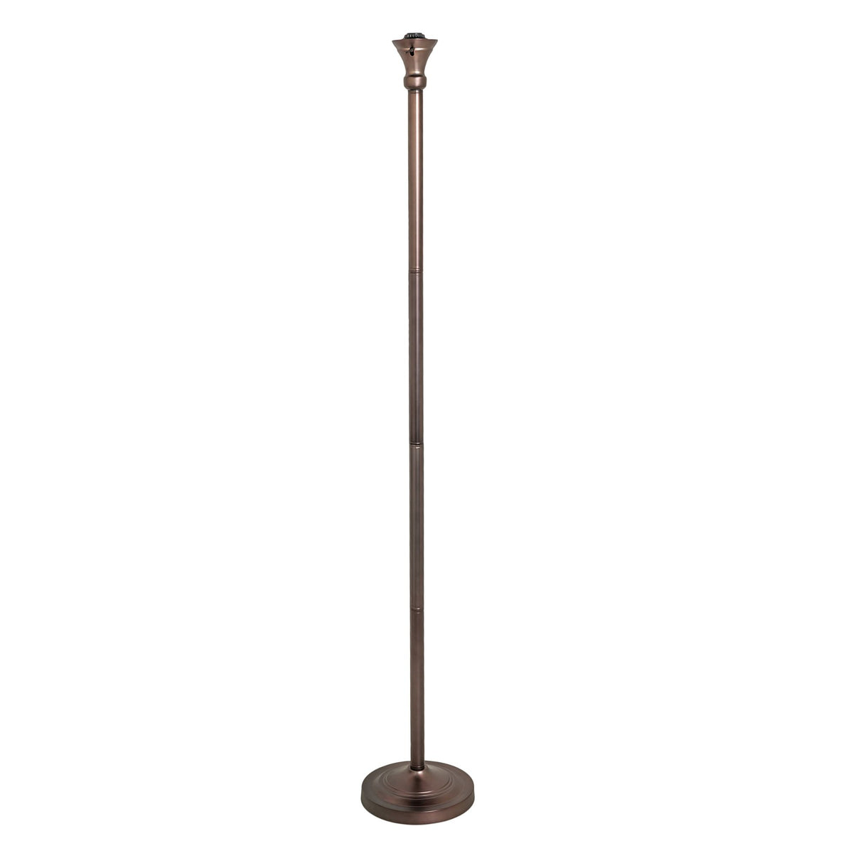 Full view of the 65" Mica Torchiere floor lamp.