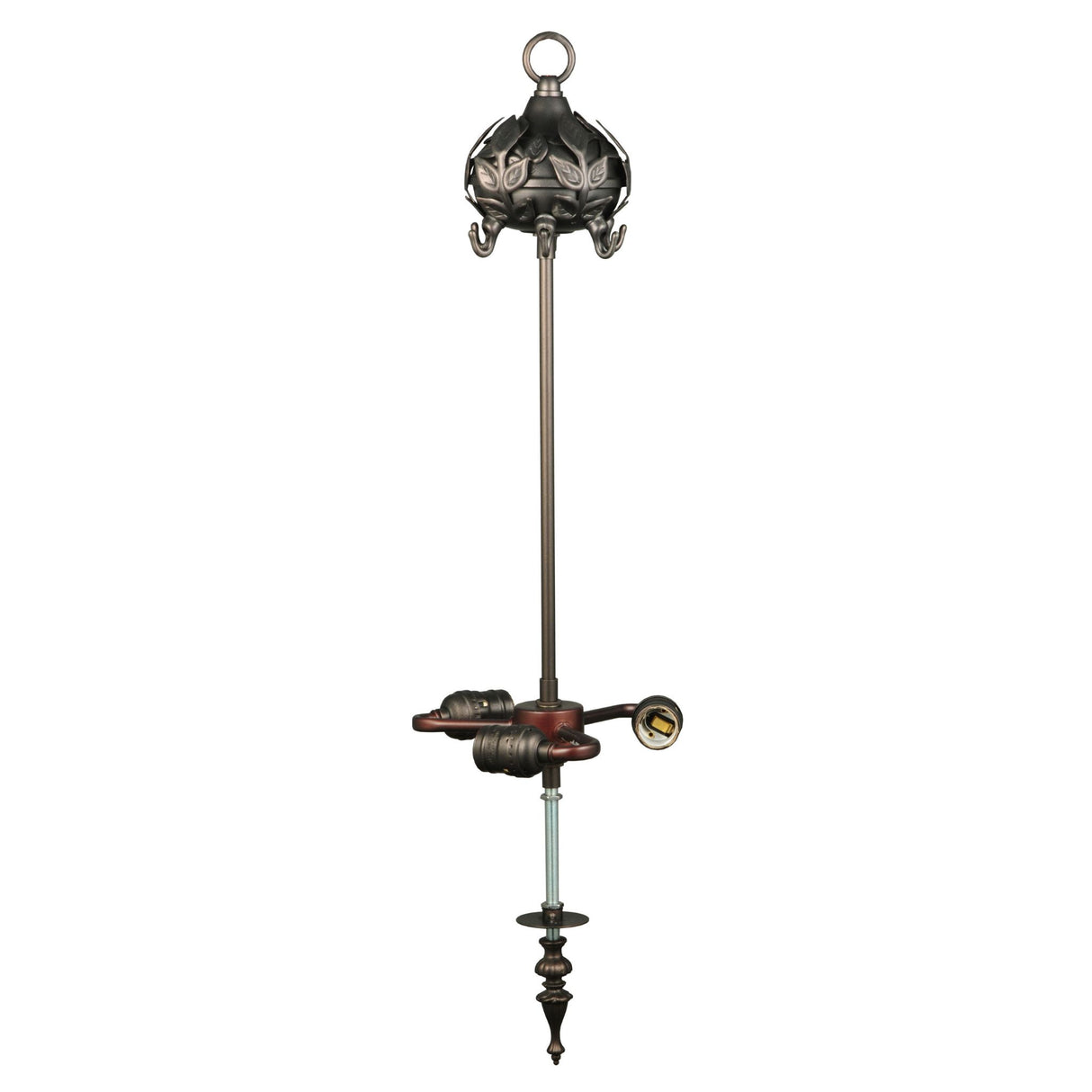 Iris 3-light hardware in Mahogany Bronze finish.