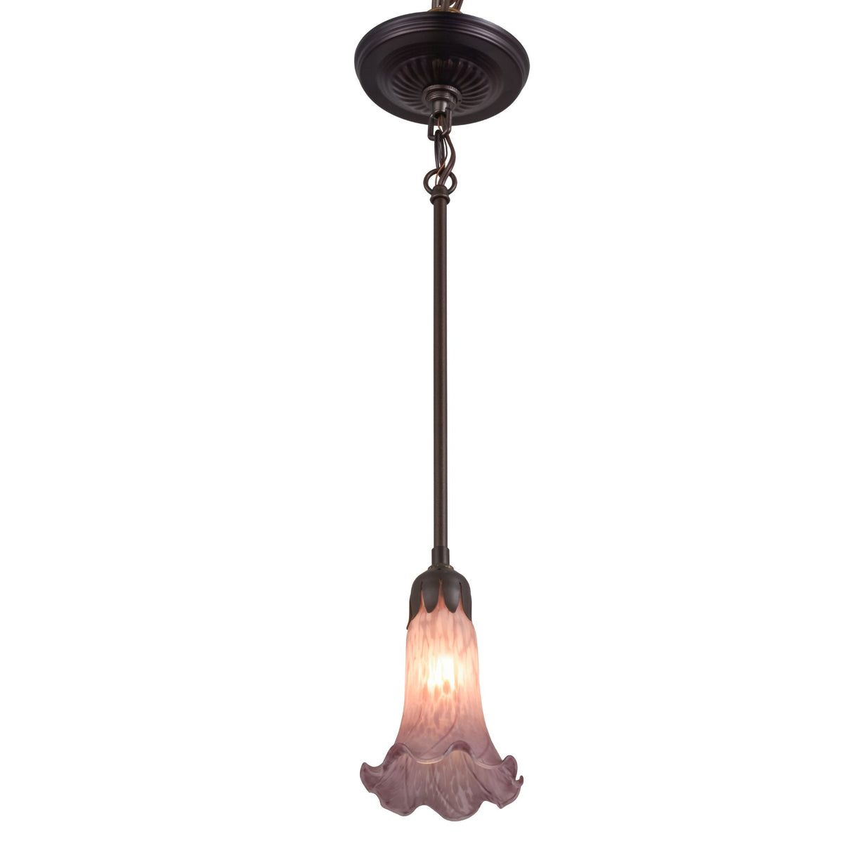 Side angle showcasing the pendant’s profile and elegant shape.