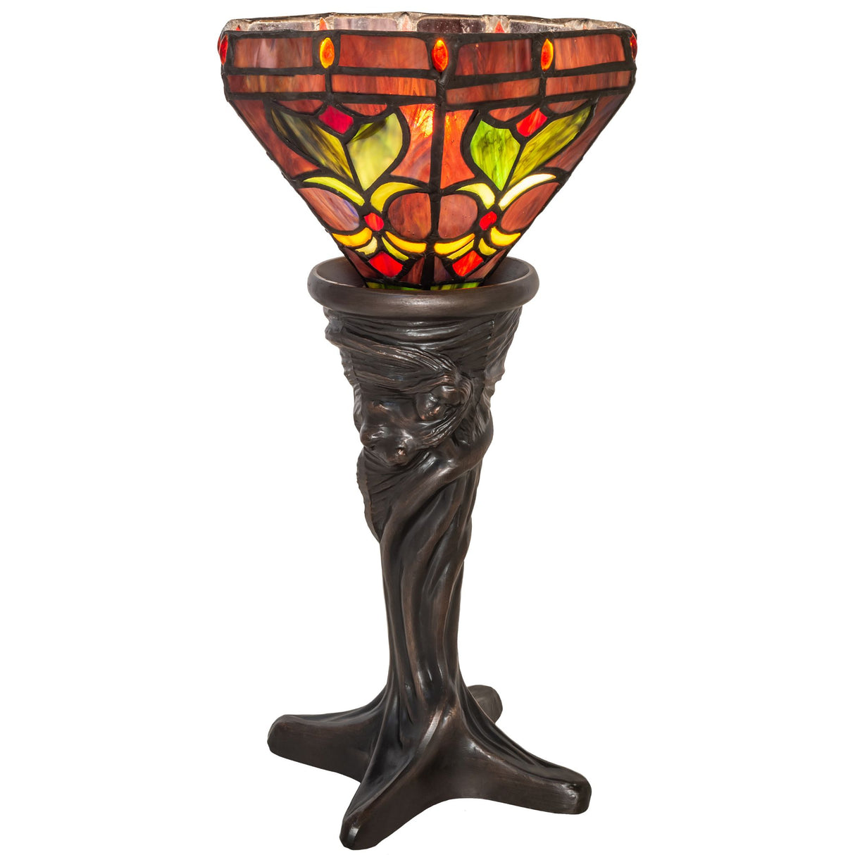 Side view highlighting the intricate details of the Middleton Mini Lamp.