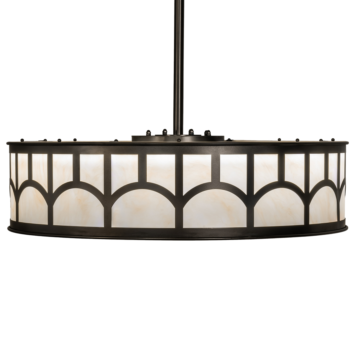 Side profile highlighting arched pattern and Sahara Taupe Idalight diffuser.