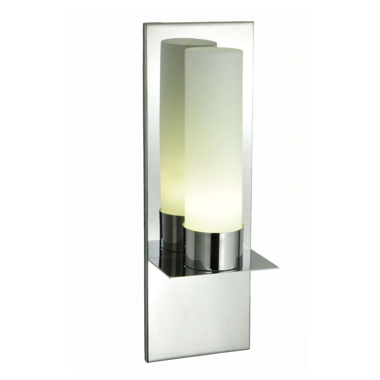 Angled view of Orchard Town wall sconce highlighting its modern design.