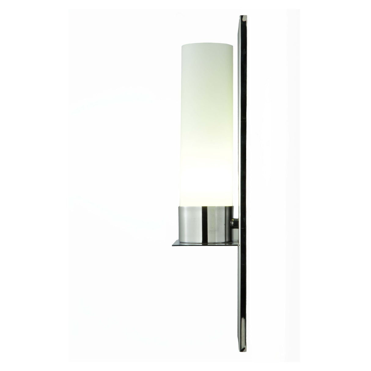 Slim profile view of Orchard Town wall sconce with sleek, contemporary style.