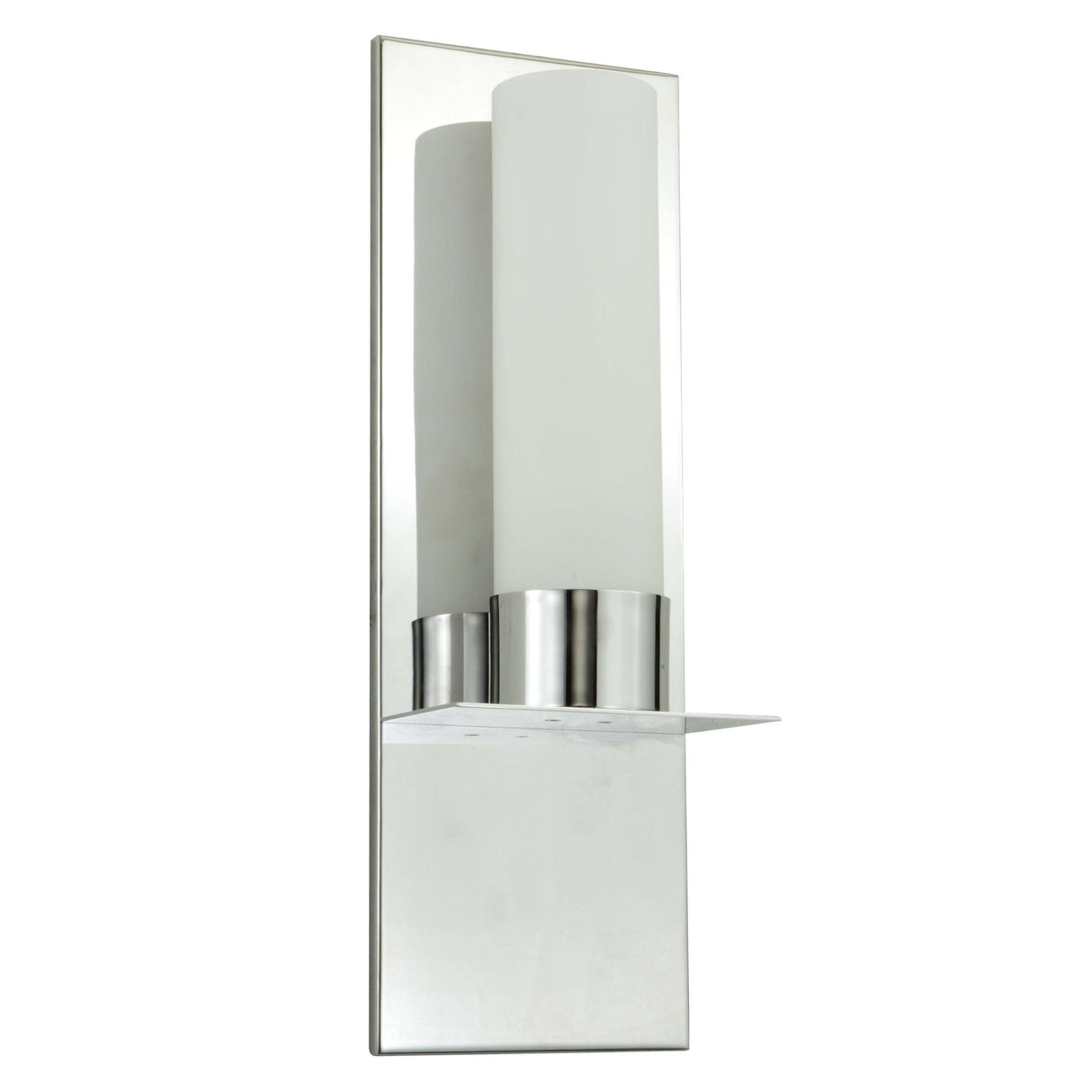 Orchard Town Sconce with frosted glass shade.