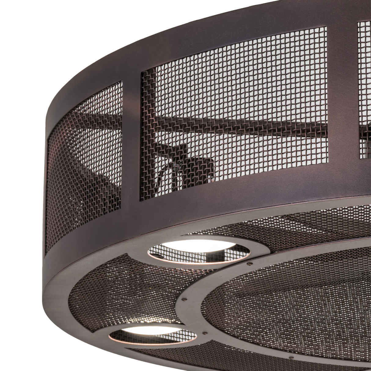 Close-up lit view of Paloma Golpe Chandel-Air highlighting mesh texture and lights.