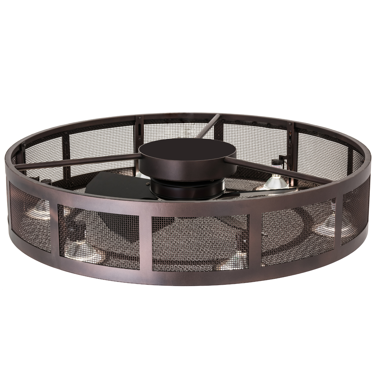 Top angle view of Paloma Golpe Chandel-Air revealing internal fan and frame.