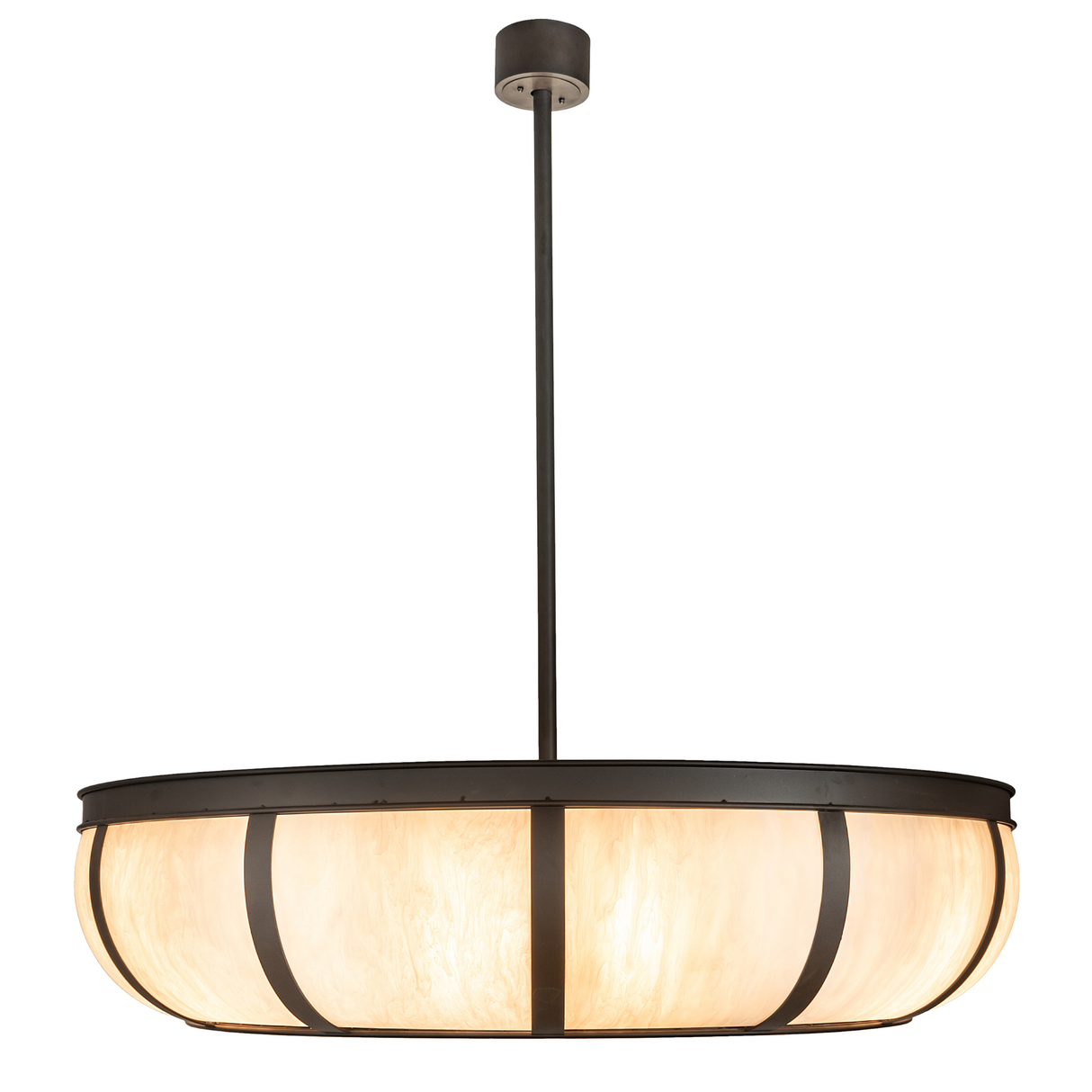 Side view of Prime Dome Chandel-Air highlighting soft Idalight glow.