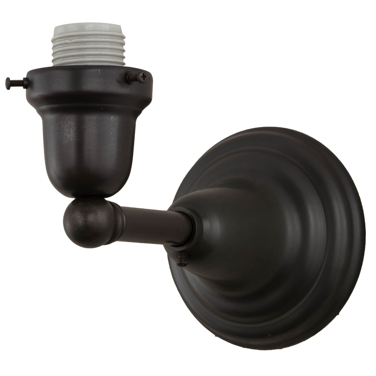 Exposed socket view without the glass shade, showing its E26 bulb holder.