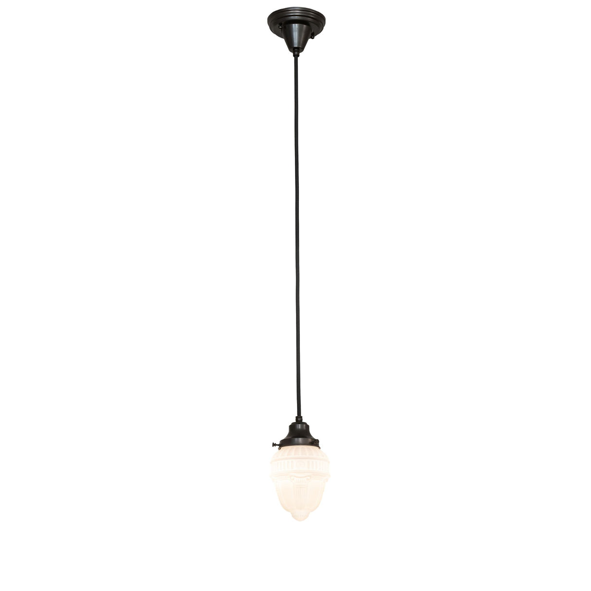 Full-length view of the pendant with cord.