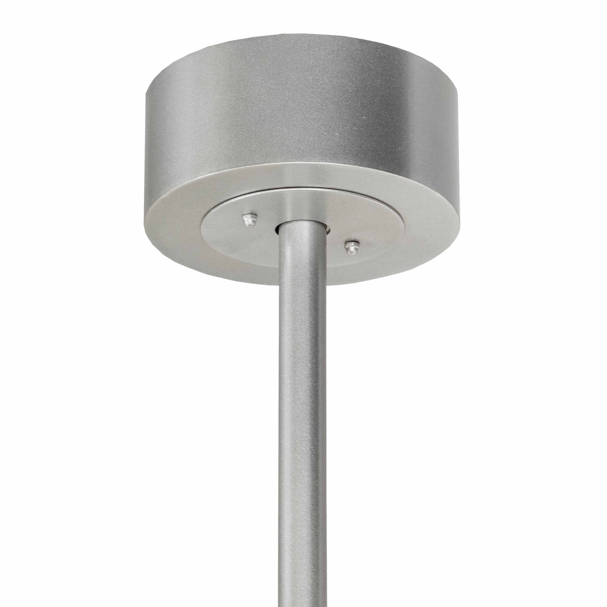 Close-up of canopy and suspension rod with smooth Light Sandstone finish.