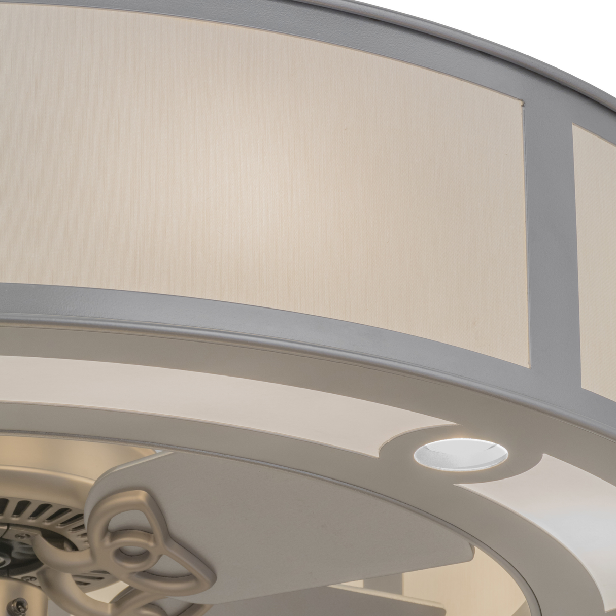 Closeup of Idalight diffuser and Nickel trim detail.