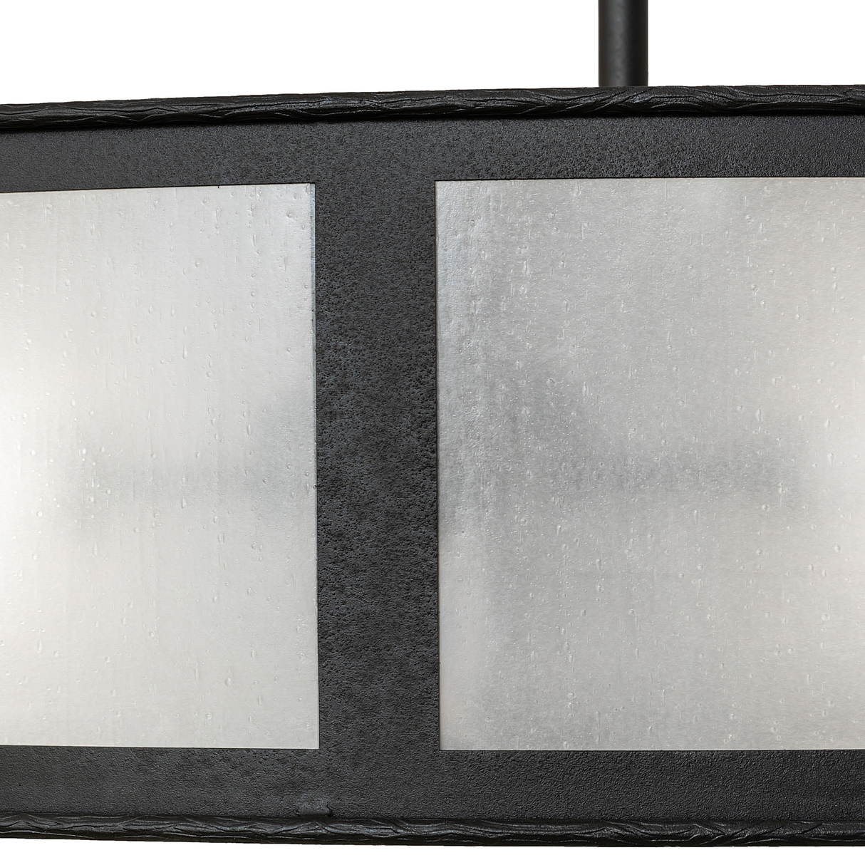 Close-up of Rainstone Idalight panel texture and frame finish.