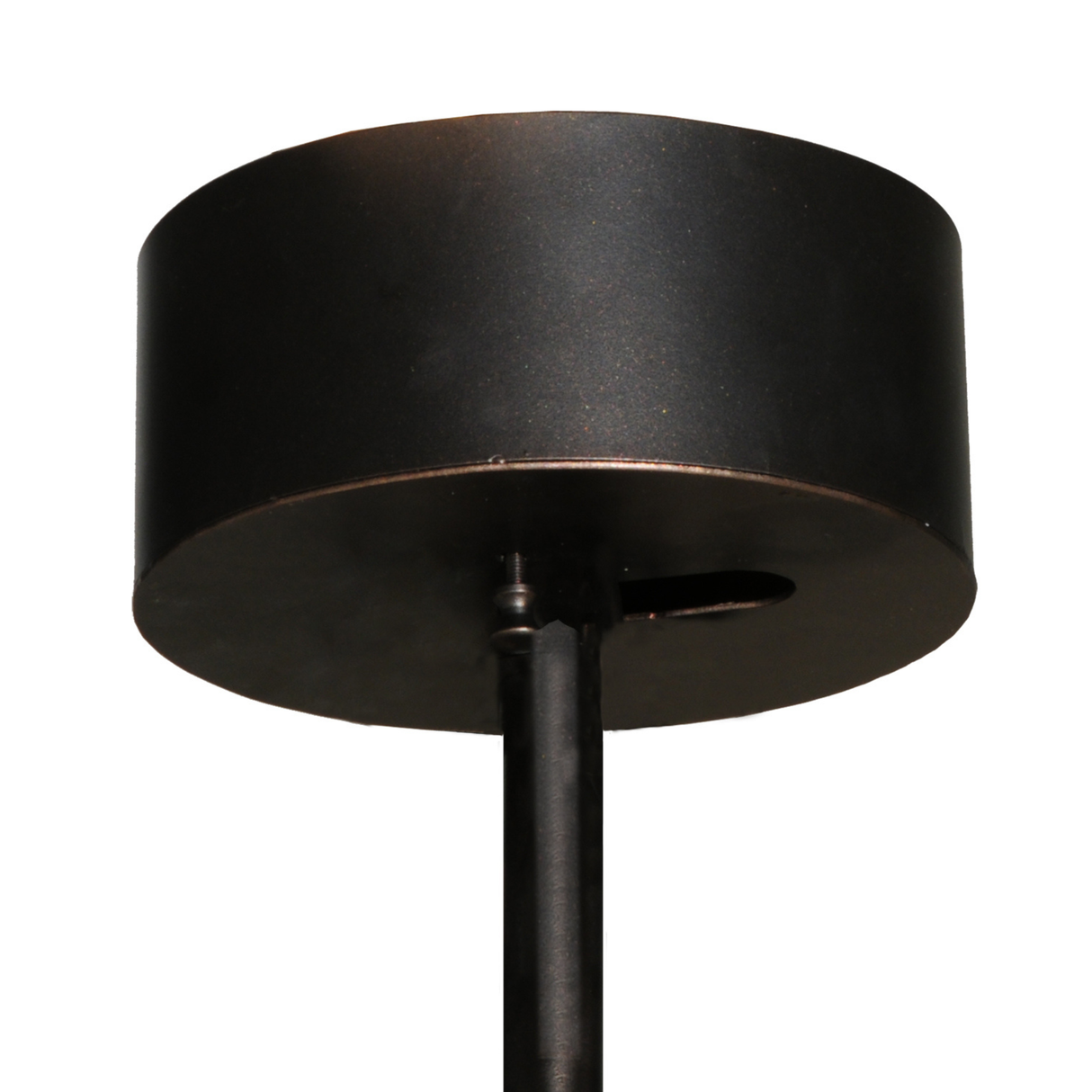 Ceiling mount canopy detail of Smythe Craftsman Maplewood Chandel-Air.