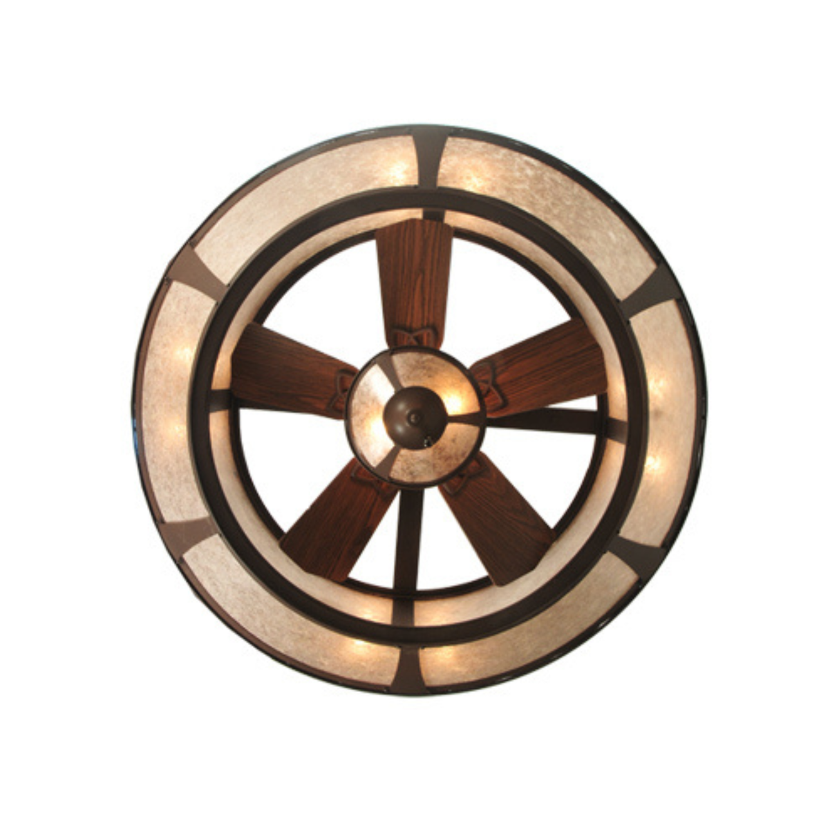 Bottom view of Sutter Chandel-Air showing circular light pattern.