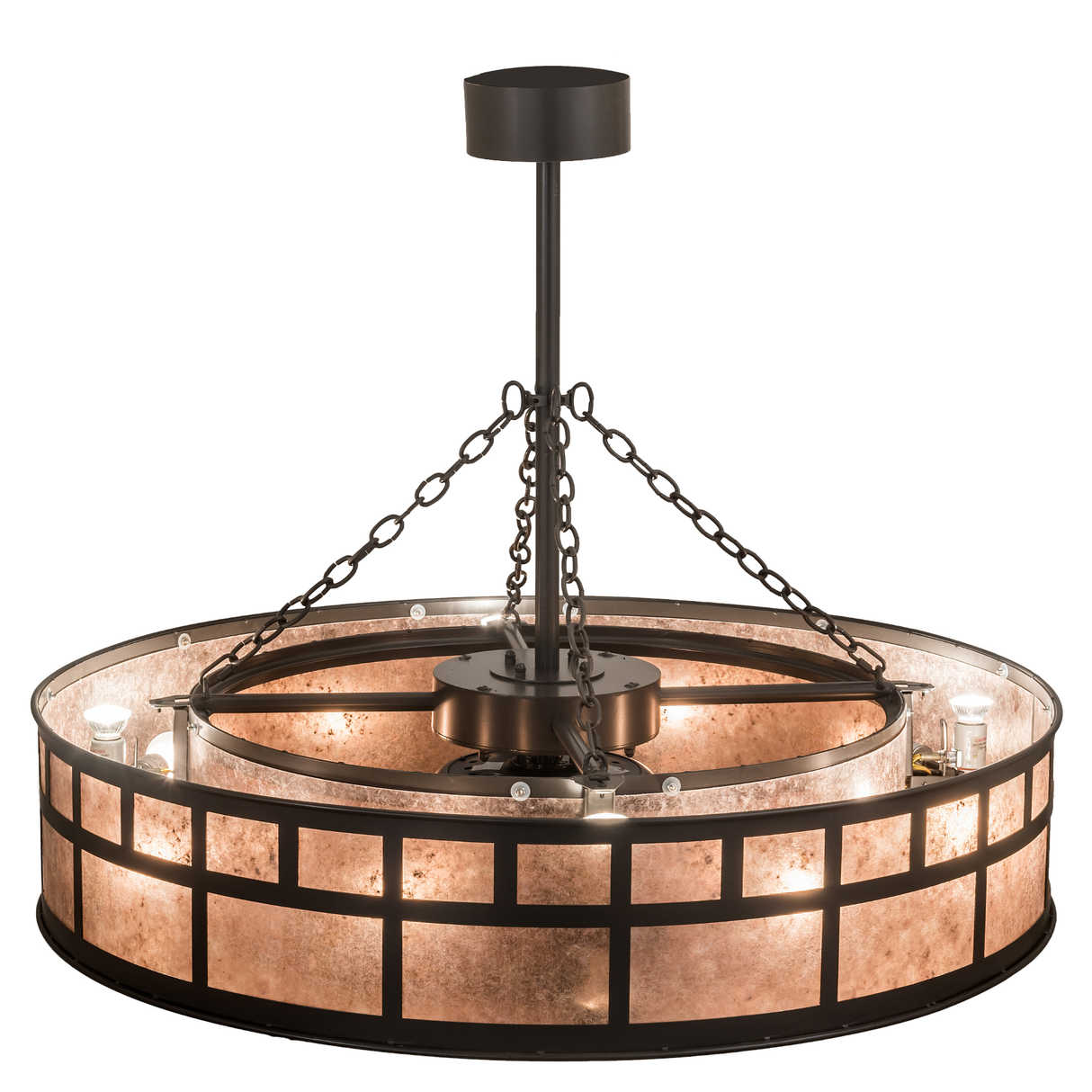 Overhead lit view of “T” Mission Chandel-Air showing internal light arrangement.