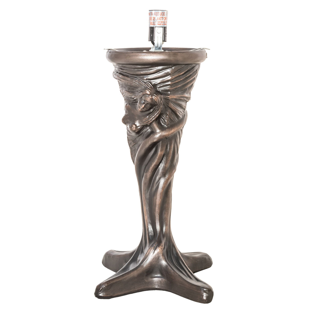 Tiffany Candice Mini Lamp base in Mahogany Bronze without shade.
