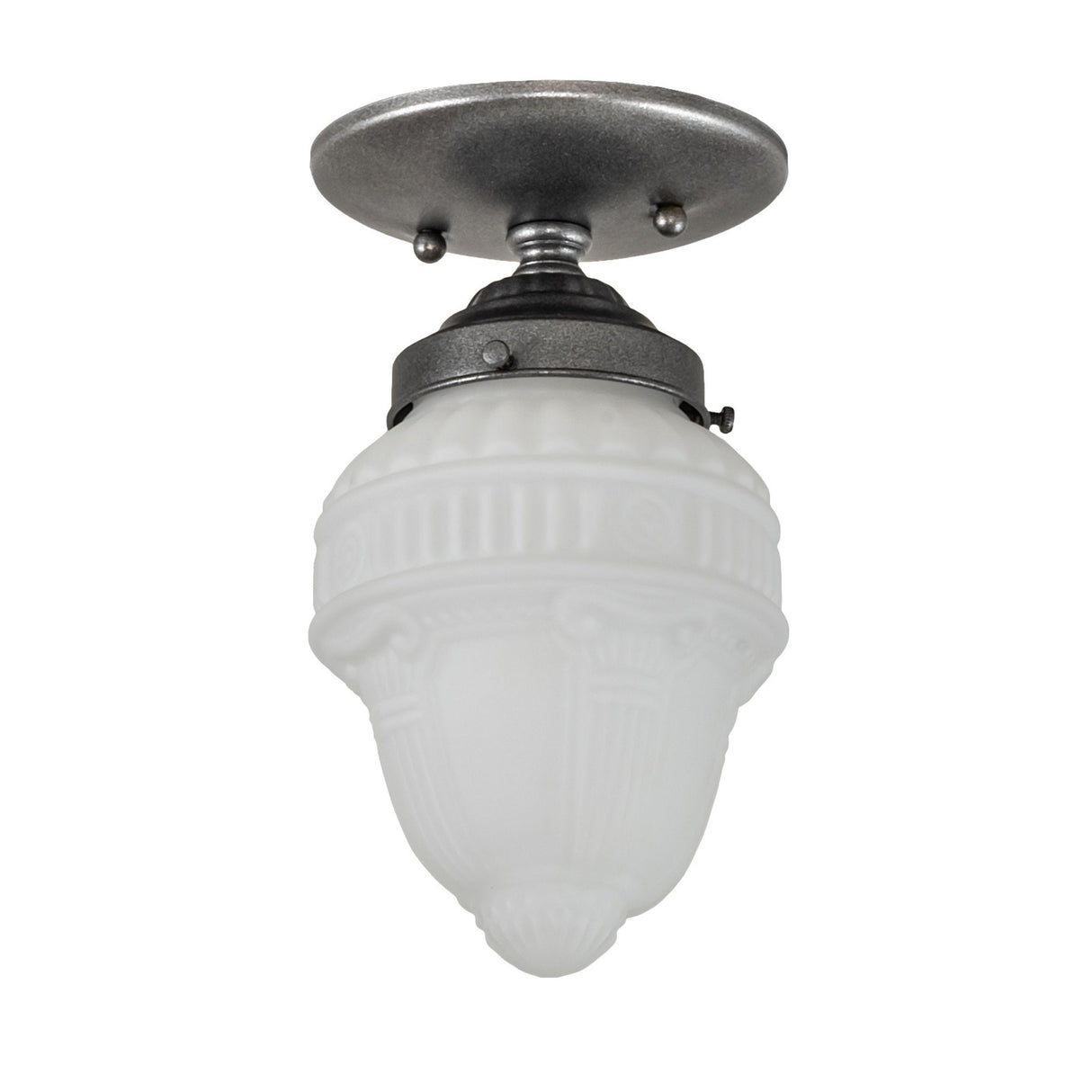 Classic Colonnade semi-flushmount showcasing its intricate details.