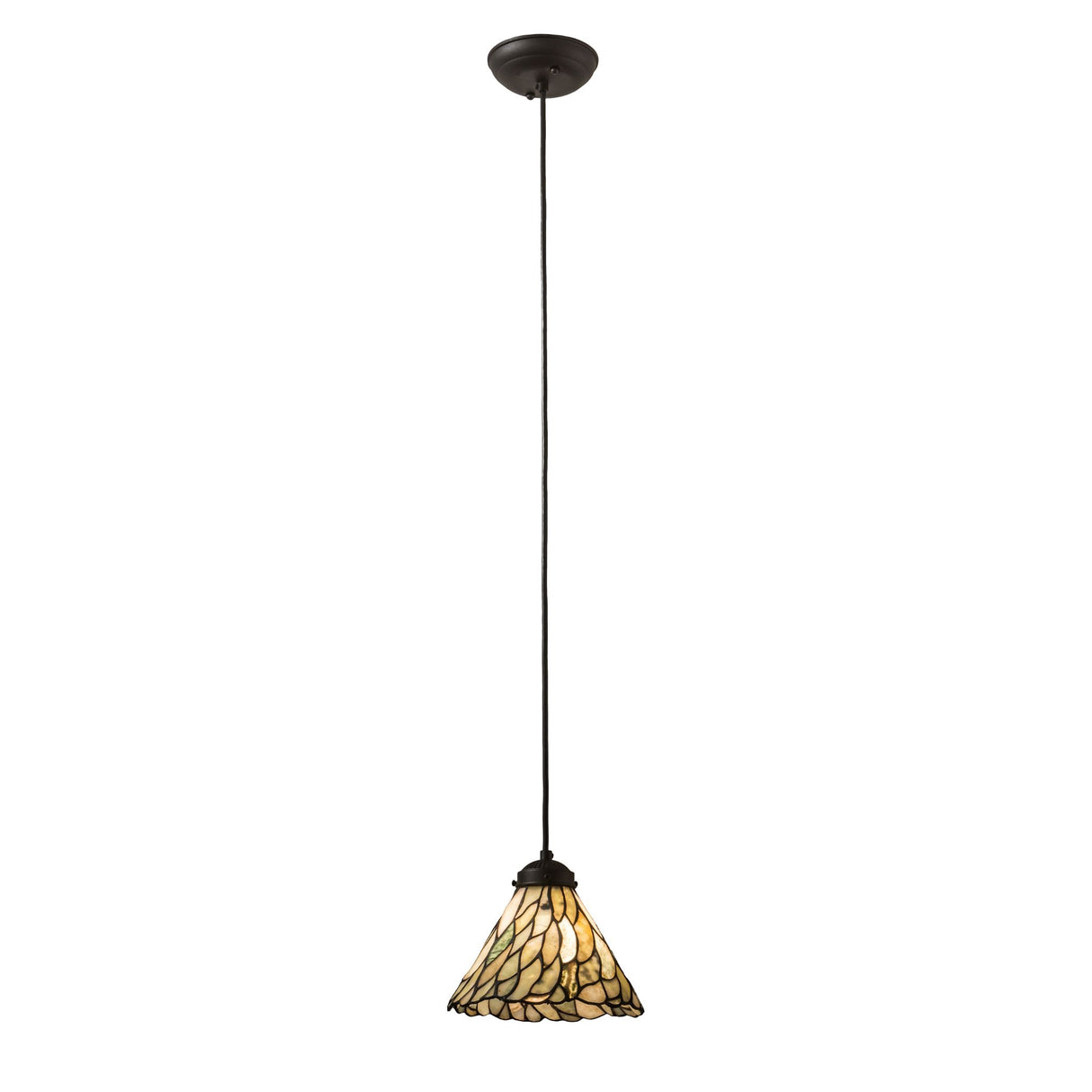 willow pendant light with extended cord.