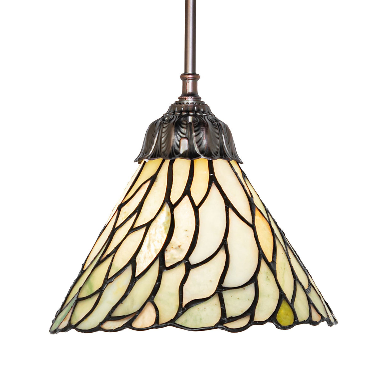 Detailed close-up of Willow Jadestone Mini Pendant.