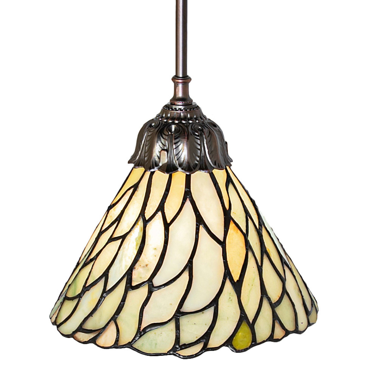 Front view of Willow Jadestone Mini Pendant.
