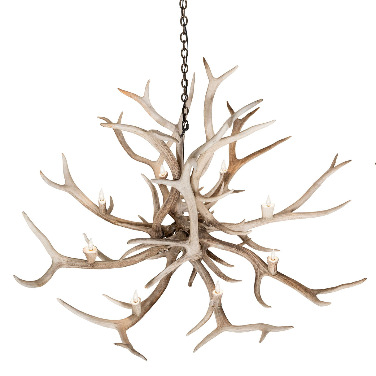 Top angled view emphasizing the branching antler design and upper structure.