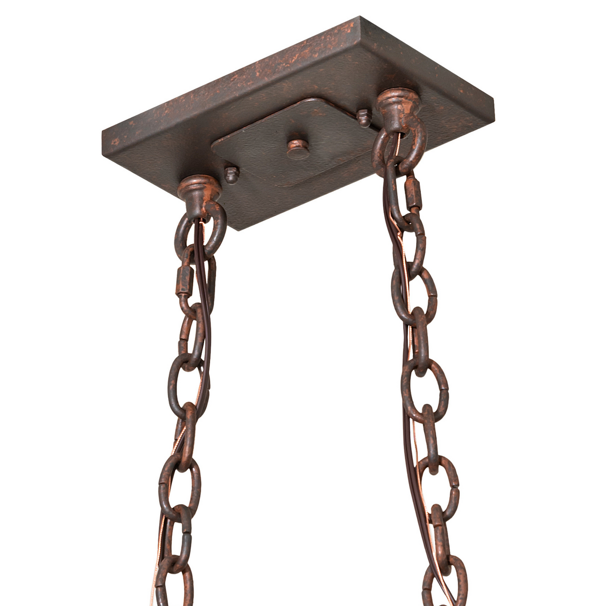 Canopy view with dual chain suspension detail.