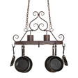 Straight front view of Argus pot rack light.