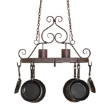 Straight front view of Argus pot rack light.