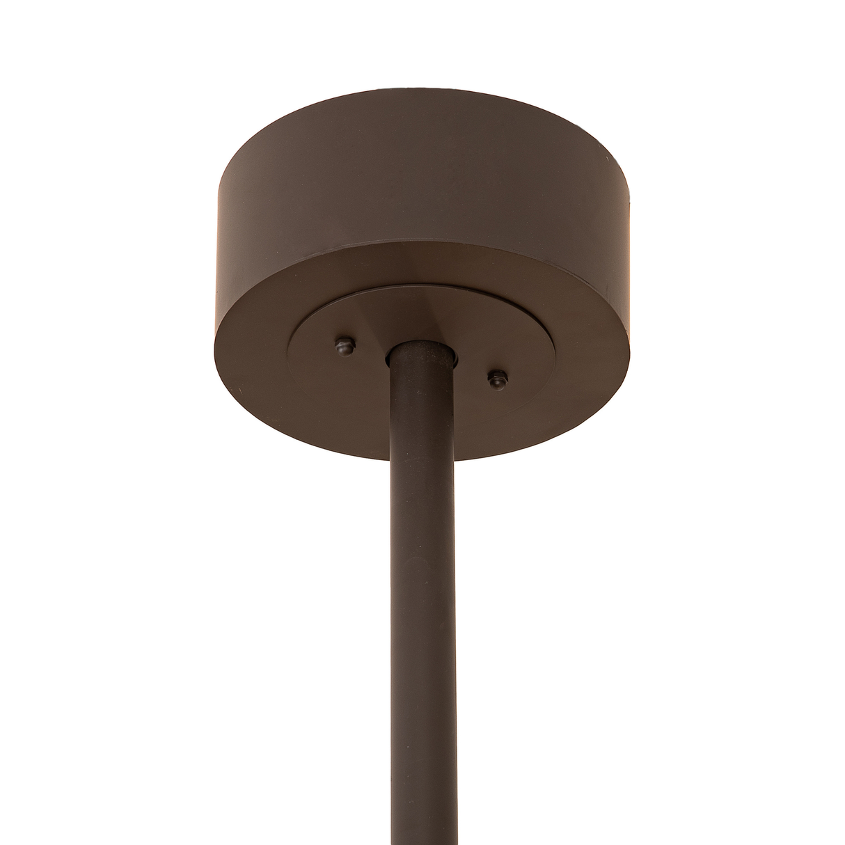 Close-up canopy view of Boulders Personalized Chandel-Air ceiling mount.