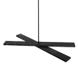 Top view of Caldero oblong chandelier frame design.