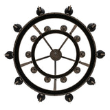 Underside view of Costello two-tier chandelier.