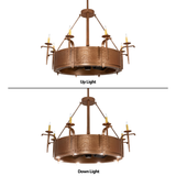 Comparison showing up and downlight illumination options.