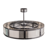 Top angle view of Diamond Turbine Chandel-Air showing fan and frame detail.