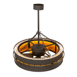 Top-down view showing LED glow and fan design.