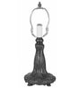 Golden Lily Accent Lamp Base with a floral-inspired Mahogany Bronze finish.