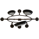 Bottom view showing frame and cookware hooks.