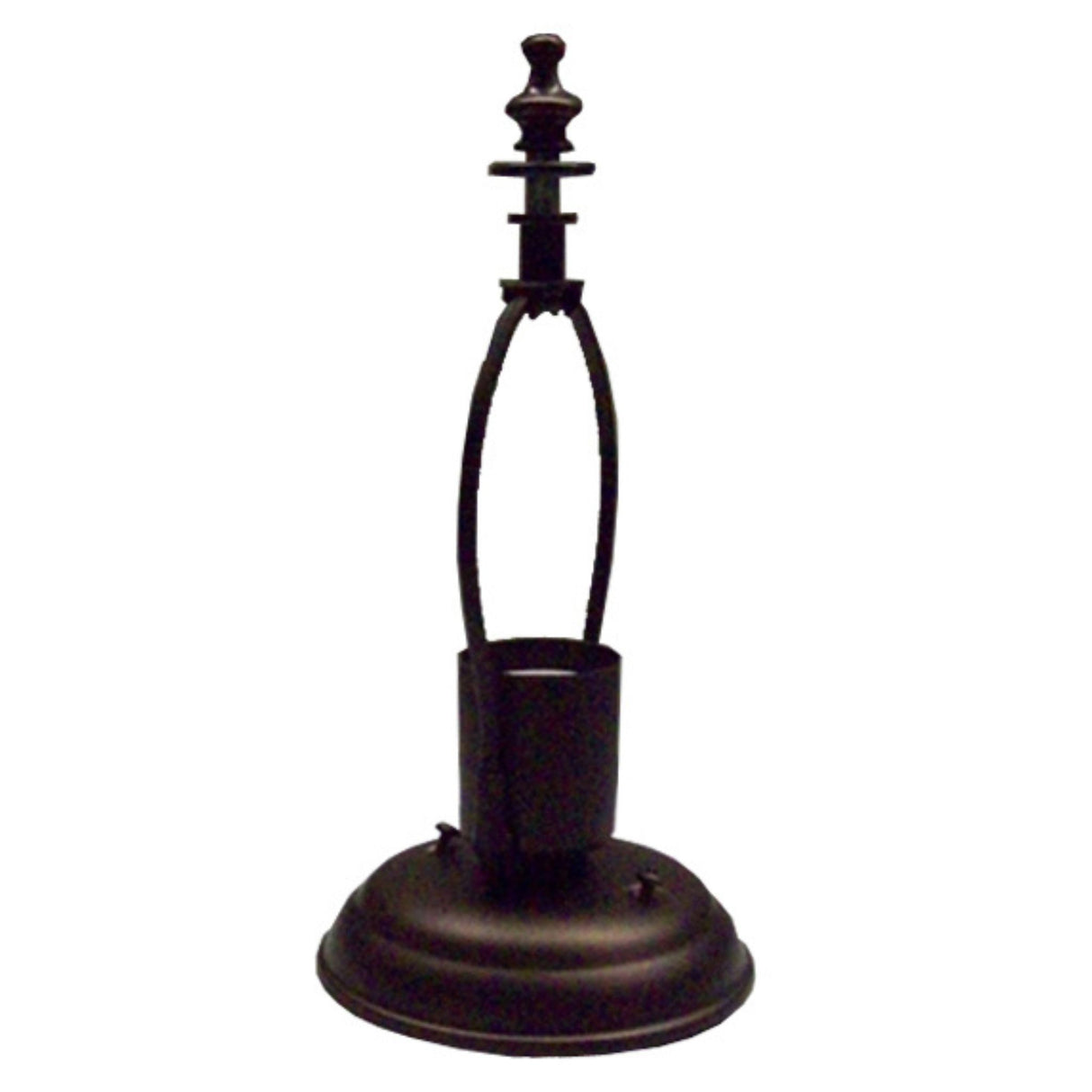Harp Mounted Semi-Flush Fixture with classic design.